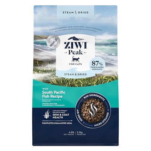 ZIWI Peak Steam & Getrocknete Wild-Südseefische, 2,2 kg – Natürliches, proteinreiches Katzenfutter trocken, rohe Alternative & getreidefreies komplettes Trockenfutter für Katzen ZIWI Peak Steam & Getrocknete Wild-Südseefische, 2,2 kg – Natürliches, proteinreiches Katzenfutter trocken, rohe Alternative & getreidefreies komplettes Trockenfutter für Katzen von ZIWI