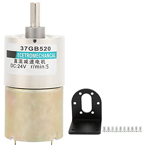 24 V großer Torsionsreduktionsmotor mit Klammer Hochleistungs -CNC -Werkzeugmaschine XD37GB520 für verschiedene Branchen (5rpm/min) von ZIXINNKC