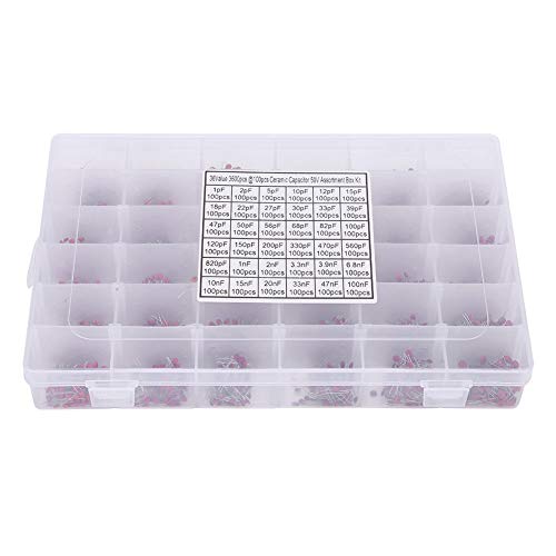 3600pcs Keramikkondensator 36 Spezifikation Inline 1PF-100NF 50V Klassifizierungsbox Bypass Bypass Niedrige Elektronikteile 3600pcs Keramikkondensator 36 Spezifikation Inline 1PF-100NF 50V Klassifizierungsbox Bypass Bypass Niedrige Elektronikteile von ZIXINNKC