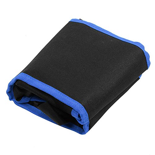 56x16cm Multifunktional Garden Tool Taill Bag Electrician Tools Organizer mit Mehreren Taschen (Schwarz & Blau) von ZIXINNKC