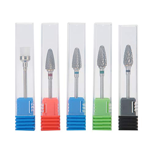 5pcs Wolfram Stahl Nagel Polierschleistung Kopfnägelbohrer Staubpinsel Maniküre Werkzeugset Set 5pcs Wolfram Stahl Nagel Polierschleistung Kopfnägelbohrer Staubpinsel Maniküre Werkzeugset Set von ZIXINNKC