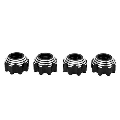 8x32 17mm Sechskantadapter Leichter haltbarer Elektroauto -Lkw -Option Aluminium Legierung mit hoher Stärke (Schwarz) von ZIXINNKC