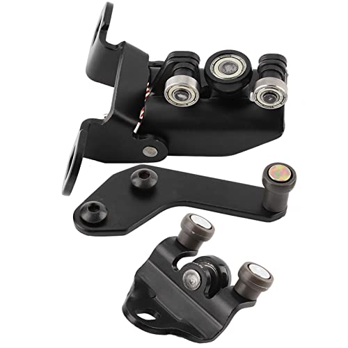 Auto-Schiebetür Roller Guide Kit für Transit 00-13 AC11 V268K35 oberes mittleres Boden Roller Metall Plastik 3pcs von ZIXINNKC