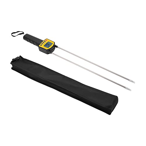 Getreide Feuchtigkeitsmesser Automatische Sprach -LED -Anzeige Backlight Digital Getreide Feuchtigkeit Tester Weizenmais (45 cm) von ZIXINNKC