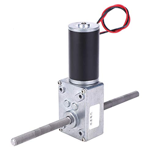 Motorgetriebe High Torsion M8 Schraube Doppelwelle 2 rechte Handwinne ohne Flansch für Elektromotoren Zahnradmotor (Geschwindigkeitsreduzierungsverhältnis 31) von ZIXINNKC