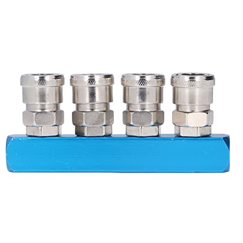 Pneumatischer Luftverteilungsblock gerade Splitterkrümmer für Automatisierungsausrüstung Aluminium (SML-4) von ZIXINNKC