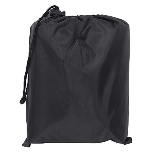 Rasen -Traktor -Blattbeutel Großkapazität Sammelwerkzeug für Gartenabfälle Schwarz 244x142 cm von ZIXINNKC