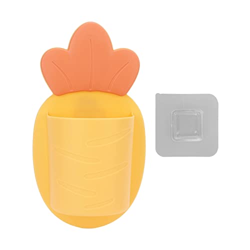 Wall Badezimmer Aufbewahrungsbox Starke Lagerkapazität hohl Design Kompakt Easy Installation Wandlagerbox (Zitronengelb) von ZIXINNKC