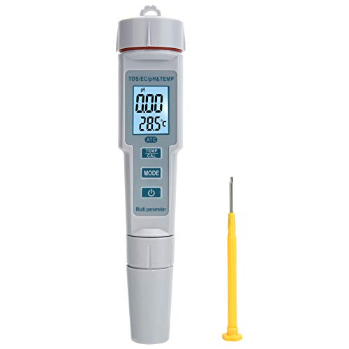 Wasserqualitätstester tragbarer pH/EC/TDS -Temperatur Digitales Salzgehaltsmesser hoher Leistung für das Heimlaborgebrauch Wasserqualitätstester tragbarer pH/EC/TDS -Temperatur Digitales Salzgehaltsmesser hoher Leistung für das Heimlaborgebrauch von ZIXINNKC