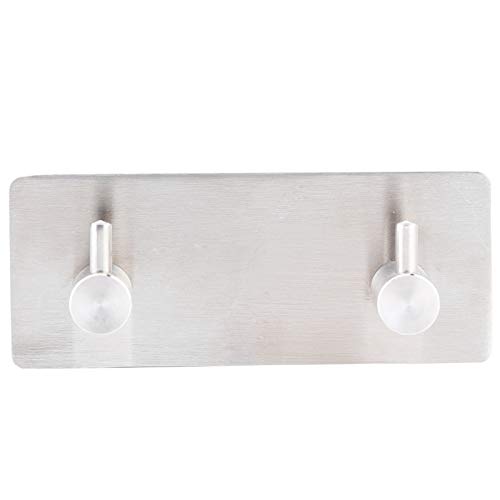 ZIXINNKC 304 Edelstahl Klebe haken Handtuch Kleiderbügel 2-Haken für Badezimmer Küche ZIXINNKC 304 Edelstahl Klebe haken Handtuch Kleiderbügel 2-Haken für Badezimmer Küche von ZIXINNKC