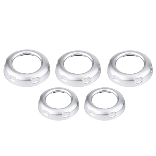 ZIXINNKC Autovolumen -Klimaanlagenknopf -Trimmabdeckung 5PCS Silber verchromt für LR4 Sport LR4 0916 ZIXINNKC Autovolumen -Klimaanlagenknopf -Trimmabdeckung 5PCS Silber verchromt für LR4 Sport LR4 0916 von ZIXINNKC