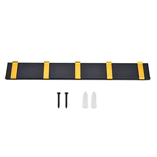 ZIXINNKC Moderne Flip Floating Rack 5 Retractable Haken 5 kg Lad moderne Wand schwimmende Kleiderhakenregal für Balkon Hall Badezimmer von ZIXINNKC