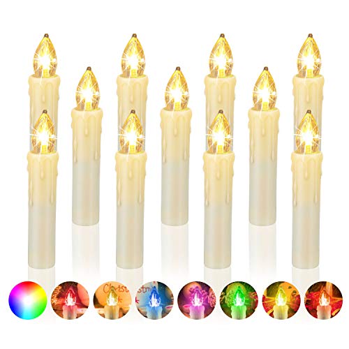 ZIYOUDOLI 10/20/30er LED Weihnachtskerzen mit Fernbedienung Timer Dimmbar, Christbaumkerzen Kabellose Weihnachtsbaumkerzen für Weihnachtsbaum Weihnachtsdeko Hochzeit (10stück) ZIYOUDOLI 10/20/30er LED Weihnachtskerzen mit Fernbedienung Timer Dimmbar, Christbaumkerzen Kabellose Weihnachtsbaumkerzen für Weihnachtsbaum Weihnachtsdeko Hochzeit (10stück) von ZIYOUDOLI