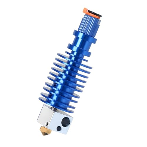 Super Print Upgrade Me-ga All Metal Hotend Kit,Upgrade Bi-Metal Heatbreak,Heater Block Aluminum,V6 Brass Nozzle 0.4mm for Me-ga,Me-ga X,Me-ga S,Me-ga Pro,Chiron,V5 Print Head Hotend. von ZIZISHU