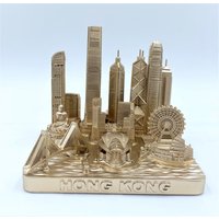 Hong Kong 3D Stadt Berühmte Gebäude Modell Statue Souvenir Dekoration Für Home Office 4" von ZIZOUSA