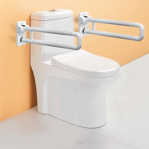 Badezimmer Haltegriff Weiß, 2 Stück Edelstahl Wandstützgriff Klappbar Haltegriff Dusche Haltegriff Safe Stützgriff Stützklappgriff Badewanne WC Haltegriffe Senioren Behinderte Schwangere 70cm/27.5in Badezimmer Haltegriff Weiß, 2 Stück Edelstahl Wandstützgriff Klappbar Haltegriff Dusche Haltegriff Safe Stützgriff Stützklappgriff Badewanne WC Haltegriffe Senioren Behinderte Schwangere 70cm/27.5in von ZJDCQGS