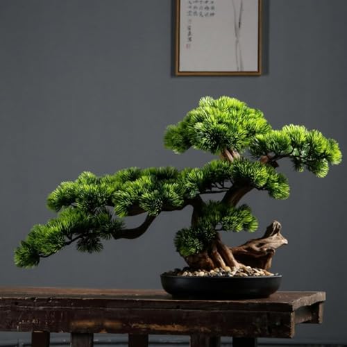 Künstlicher Bonsai-Baum, hochwertiger künstlicher Baum, Grün, dekorativer Eingang, Simulationsbaum, dekorative Ornamente, Zen, Feng Shui, Bonsai, künstliche Bäume, Pflanzen Künstlicher Bonsai-Baum, hochwertiger künstlicher Baum, Grün, dekorativer Eingang, Simulationsbaum, dekorative Ornamente, Zen, Feng Shui, Bonsai, künstliche Bäume, Pflanzen von ZJGFCB