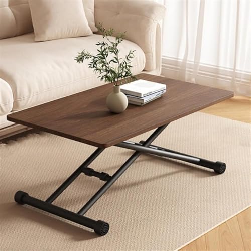 ZJGFCB Couchtisch mit Hubplatte, multifunktionales Design mit höhenverstellbaren Metallbeinen für Wohnzimmer, Büro, Esszimmer und mobilen Schreibtisch (Größe: 100 cm, Farbe: A) von ZJGFCB