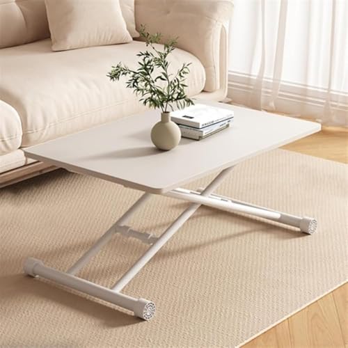 ZJGFCB Couchtisch mit Hubplatte, multifunktionales Design mit höhenverstellbaren Metallbeinen für Wohnzimmer, Büro, Esszimmer und mobilen Schreibtisch (Größe: 100 cm, Farbe: B) von ZJGFCB