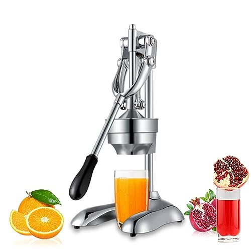 ZJGFCB Handelszitrussuicer, professioneller Handpresse Obstsuicer, Edelstahlsaft Squeezer Heavy Duty Orange Juicer Citrus Orange Zitronenlimette Granatapfel von ZJGFCB