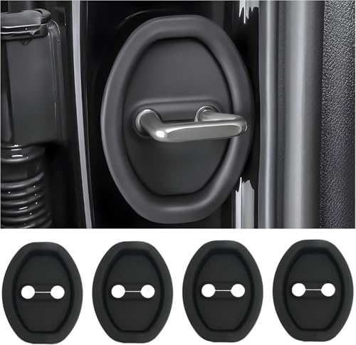 ZJGZNB 4pcs Silikon-Türschloss-Schutzabdeckung, kompatibel mit VW Transporter T5 & T6/6.1, Autoschloss-Zubehör von ZJGZNB