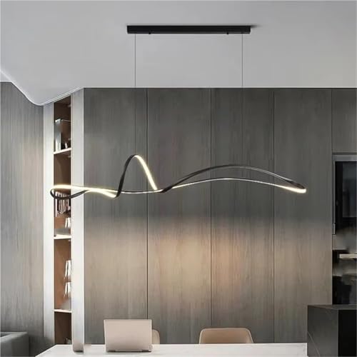 ZJHAHJY Moderne minimalistische LED-Hängelampen für Wohnzimmer-Esszimmertisch mit Pendelleuchten, Innenbeleuchtung von ZJHAHJY