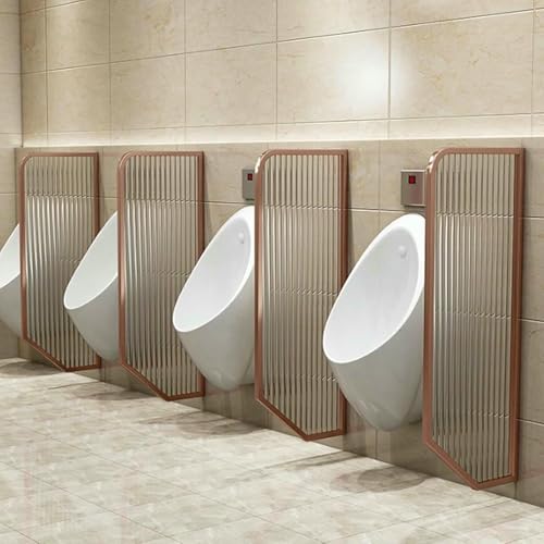 ZJHAHJY Sichtschutzwand für Herrenurinale, wandmontierter Sichtschutz für Herrenurinale, öffentliche Toilettentrennwand aus gehärtetem Glas, Wird in öffentlichen Toiletten und Bars verwendet von ZJHAHJY