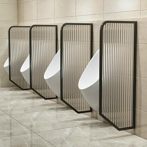 ZJHAHJY Sichtschutzwand für Herrenurinale, wandmontierter Sichtschutz für Herrenurinale, öffentliche Toilettentrennwand aus gehärtetem Glas, Wird in öffentlichen Toiletten und Bars verwendet von ZJHAHJY