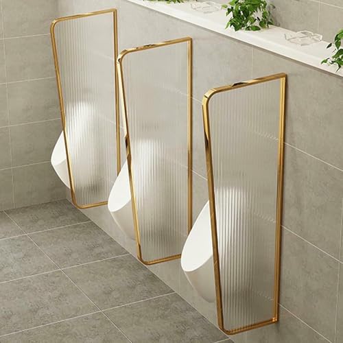 ZJHAHJY Toilettentrennwand, Urinal-Sichtschutz zur Wandmontage, durchscheinendes Glas für mehr Privatsphäre in öffentlichen Räumen und Büros von ZJHAHJY
