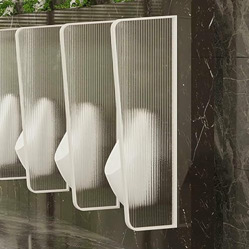 ZJHAHJY Toilettentrennwand, Urinal-Sichtschutz zur Wandmontage, durchscheinendes Glas für mehr Privatsphäre in öffentlichen Räumen und Büros von ZJHAHJY