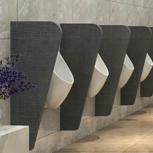 ZJHAHJY Urinal-Sichtschutzwand aus Holz für Männer Urinal-Wasserschutzwand Trennwand Toilettentrennwand Toilettentrennwand öffentliche Toilettentrennwand Mit Edelstahlbeschlägen von ZJHAHJY