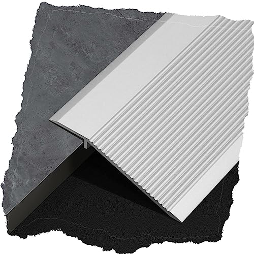 ZJIEX Übergangsleiste Übergangsprofil 20mm/40mm Höhenausgleichsprofil Bodenübergangsstreifen Breite: 78mm/ 92mm, Aluminium, Länge: 90cm (Color : L 90cm (3ft), Size : H 20mm (3/4in)) von ZJIEX