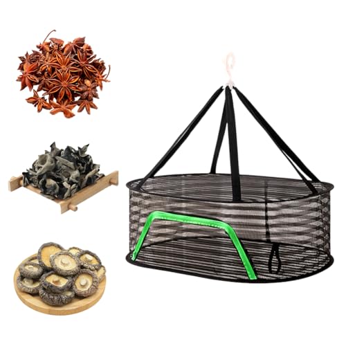 Hängendes Trockennetz Mit Reißverschluss,Trockennetz Kräuter,Mesh Trockennetz,Faltbar Kräutertrockner Mit Reißverschlüssen,Für Trocknen Von Samen Fisch Gemüse Obst Kräuter (Schwarz, 1-Lagiges) Hängendes Trockennetz Mit Reißverschluss,Trockennetz Kräuter,Mesh Trockennetz,Faltbar Kräutertrockner Mit Reißverschlüssen,Für Trocknen Von Samen Fisch Gemüse Obst Kräuter (Schwarz, 1-Lagiges) von ZJILIXIA