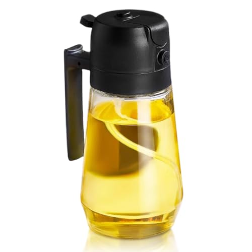 Oil Dispenser 2 in 1,500ml 2-in-1-Multifunktions-ölflasche,ölflasche Ausgießer Und Sprüher,Glass ölsprüher Für Speiseöl,öl Sprühflasche Zum Kochen,Für Zum Kochen,Backen,Grillen Und Salat (Schwarz) Oil Dispenser 2 in 1,500ml 2-in-1-Multifunktions-ölflasche,ölflasche Ausgießer Und Sprüher,Glass ölsprüher Für Speiseöl,öl Sprühflasche Zum Kochen,Für Zum Kochen,Backen,Grillen Und Salat (Schwarz) von ZJILIXIA