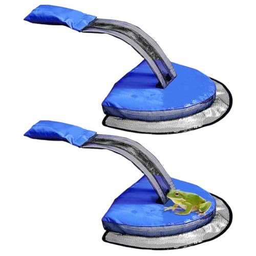 Rettungsrampe Für Tierische,Pool Rettungsrampe Tierrampe,Tierrettende Fluchtrampe Schwimmhilfe,Schwimmende Rampe Rettungen,Schwimmbadzubehör,Tiersparende Fluchtrampe Für Pool,Pool-Kritter-Rampe (2PCS) von ZJILIXIA