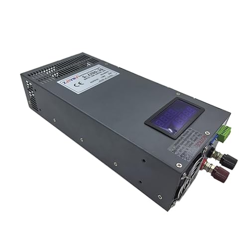 1500W Schaltnetzteil mit Displayer 0-80V einstellbare Gleichspannung& Strom Geeignet für Computerprojekte, LED-Lichtstreifen und 3D-Drucker. (80, Volt) von ZJIVNV