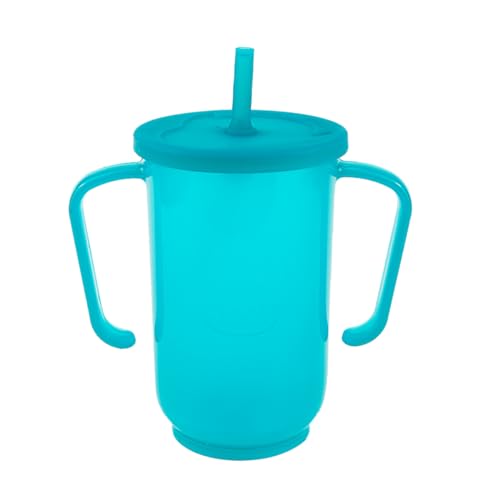 ZJIVQO Becher für ältere Menschen, Trinkbecher, Schnabeltasse, Flasche für behinderte Erwachsene, Schnabeltasse mit griffigen Griffen, Spritzschutz und Reisedeckel, 400 ml, blauer Reisebecher ZJIVQO Becher für ältere Menschen, Trinkbecher, Schnabeltasse, Flasche für behinderte Erwachsene, Schnabeltasse mit griffigen Griffen, Spritzschutz und Reisedeckel, 400 ml, blauer Reisebecher von ZJIVQO