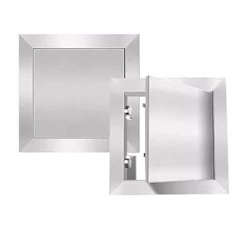 Revisionsklappe Aus Edelstahl 304, Quadratische Inspektionsöffnung 15x15 20x20 30x30 40x40 60x60cm, Einfache Zukünftige Wartung(Hole 17.7x29.5in) von ZJKXJH