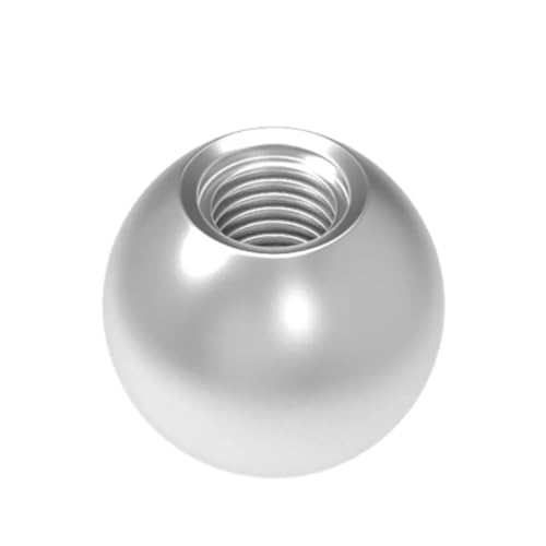 ZJMCCUK Kontermutter, 1 Stück, massiver Edelstahl, Perlenmutter, Kappe, Bohrstahlkugel 304, Gewinde-Kugelkopf, Gewindehülse, Draht-Kugelgriffschraube M5 für Teilschraube ZJMCCUK Kontermutter, 1 Stück, massiver Edelstahl, Perlenmutter, Kappe, Bohrstahlkugel 304, Gewinde-Kugelkopf, Gewindehülse, Draht-Kugelgriffschraube M5 für Teilschraube von ZJMCCUK