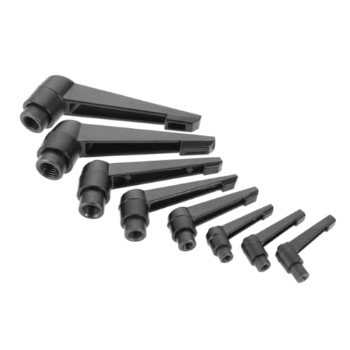 ZJMCCUK Kontermutter, Innengewinde, Innenbefestigungsgriff, Klemmhebel, Maschinen, verstellbare Verriegelung, externe Zug-Sechskantmutter, 7-Form (M4, M5, M6, M8), Schraubenbolzen, 1 Stück von ZJMCCUK