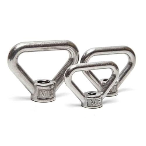 ZJMCCUK Kontermutter 10 Stück M3 M4 M5 M6 M8 M10 M12 Augenmutter Edelstahl Marine Hebeösen Ringmuttern Schlaufenloch für Maschinen und Geräte Schraube Schraube Schraube ZJMCCUK Kontermutter 10 Stück M3 M4 M5 M6 M8 M10 M12 Augenmutter Edelstahl Marine Hebeösen Ringmuttern Schlaufenloch für Maschinen und Geräte Schraube Schraube Schraube von ZJMCCUK