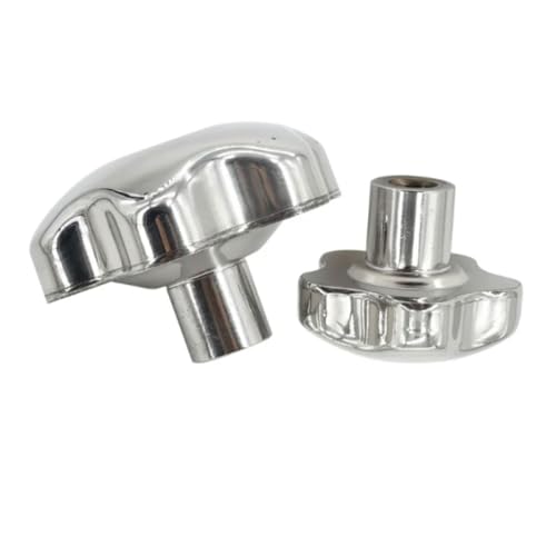 ZJMCCUK Kontermutter aus 304 Edelstahl, Handknaufmuttern, Pflaumengriff, rotierende Klemme, Gewindebolzen, Einsatzschraube, Daumenbefestigung, Sternmutter für Metallbearbeitungsschraube ZJMCCUK Kontermutter aus 304 Edelstahl, Handknaufmuttern, Pflaumengriff, rotierende Klemme, Gewindebolzen, Einsatzschraube, Daumenbefestigung, Sternmutter für Metallbearbeitungsschraube von ZJMCCUK