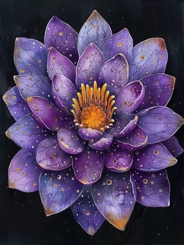 Diamond Painting Mandala, Mandala Diamond Painting Erwachsene Groß XXL 70x95cm, 5D DIY Eckige Steine Diamant Malerei Bilder Erwachsene Mosaik Bastelset für Zimmer Deko Wohnzimmer, Geschenke -zjn2506J6 von ZJNBBDOU