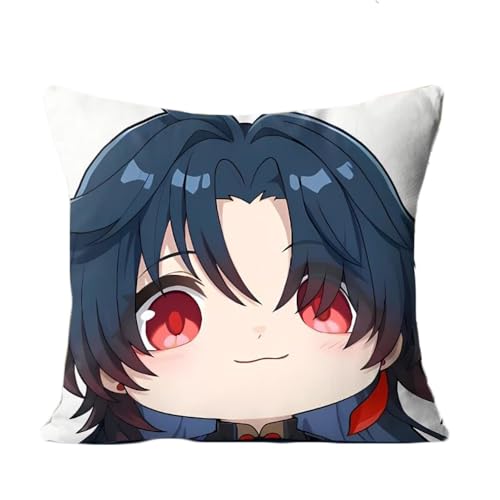 ZJNLC Anime Throw Pillows für Honkai Star Rail Blade, Design für Anime Fans Stofftier für Heimdekoration Und Autos Verwendet,45 * 45CM von ZJNLC