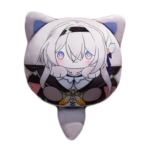 ZJNLC Anime Throw Pillows für Honkai Star Rail Firefly, Design für Anime Fans Stofftier für Heimdekoration Und Autos Verwendet,32cm von ZJNLC