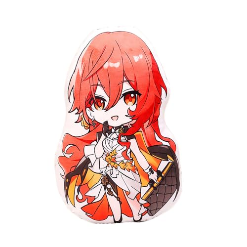 ZJNLC Anime Throw Pillows für Honkai Star Rail Himeko, Design für Anime Fans Stofftier für Heimdekoration Und Autos Verwendet von ZJNLC