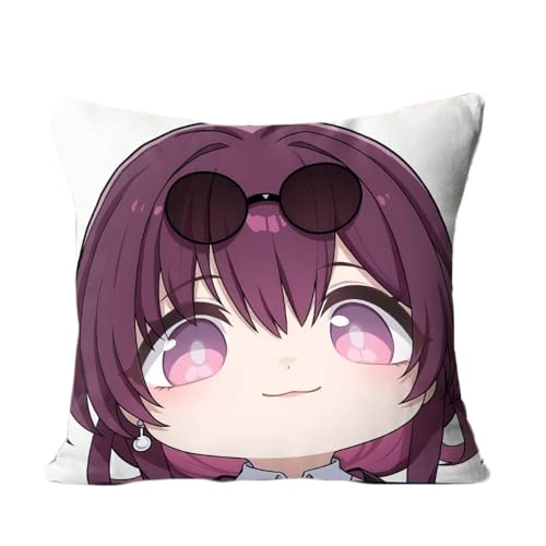 ZJNLC Anime Throw Pillows für Honkai Star Rail Kafka, Design für Anime Fans Stofftier für Heimdekoration Und Autos Verwendet,40 * 40CM von ZJNLC