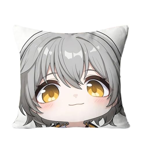 ZJNLC Anime Throw Pillows für Honkai Star Rail Stelle, Design für Anime Fans Stofftier für Heimdekoration Und Autos Verwendet,50 * 50CM von ZJNLC