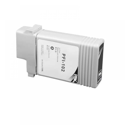 ZJNWTVUH 1 Stück oder 1 Satz PFI107 Tintenpatrone 130 ml kompatibel mit IPF670 IPF680 IPF685 IPF770 IPF780 IPF785 6 Farben mit Chip und Tinte(PBK) von ZJNWTVUH