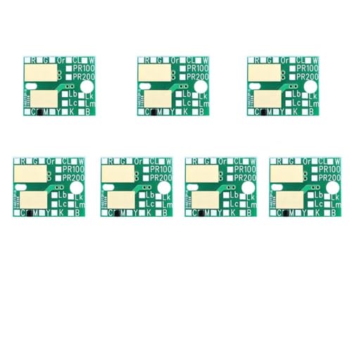 ZJNWTVUH 2000 ml kompatible Tintenchip TP400 Kompatibel mit Wide Formatdrucker TX300P-1800 TX-1800MKII TX300P-1800B in K C M y LK Blaurot(1 Set 4 Color) von ZJNWTVUH